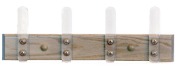 HangSafe Hooks Oak Rack in Classic Grey