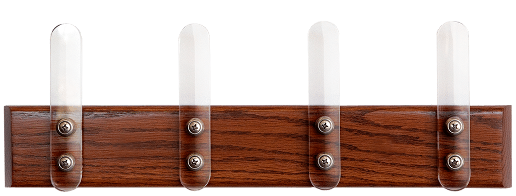 Oak HangSafe Rack in ENGLISH CHESTNUT