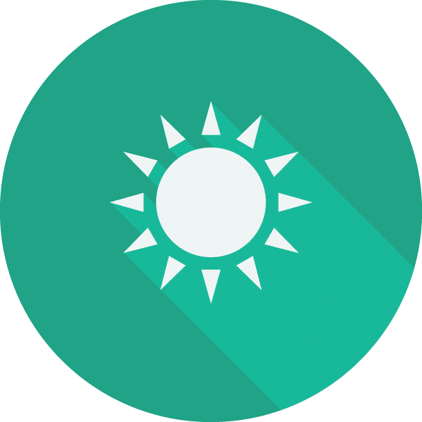 Weather resistant icon