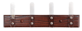 HangSafe Oak Racks in Red Mahogany