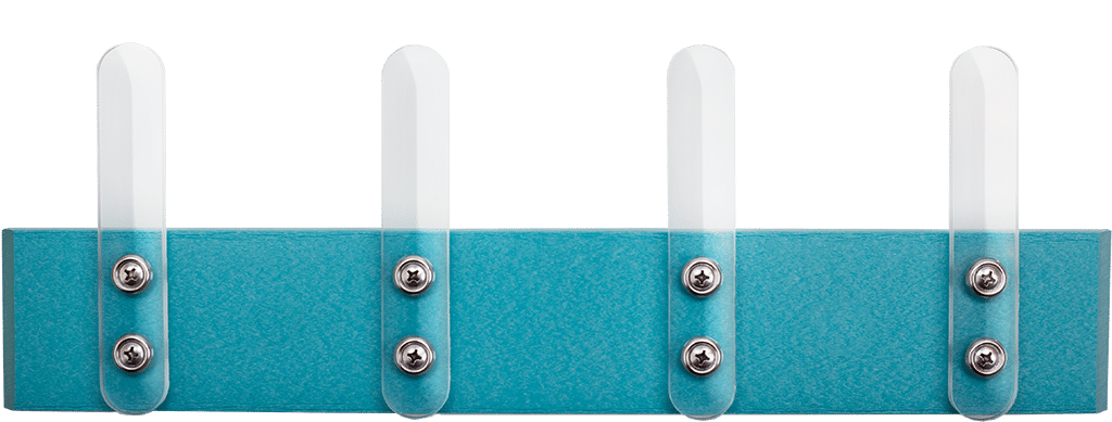 Vibrant HangSafe Rack in AQUA BLUE