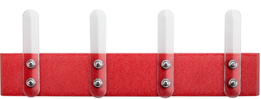 Vibrant HangSafe Rack in CARDINAL RED
